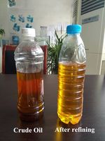 Machine de raffinage automatique de pétrole brut de 2 tonnes pour le traitement de l'huile de sésame, de soja et de noix