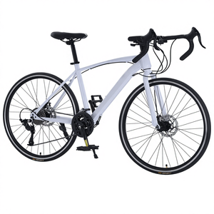 Vélo de route en acier à haute teneur en carbone 700C 21 vitesses 30 vitesses <span class=keywords><strong>Frein</strong></span> à disque double Charge de 150 kg Vélo de <span class=keywords><strong>course</strong></span> pour adultes Vélo de route Vélo pour hommes - Product Image 3