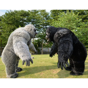 Costume de mascotte gonflable en peluche pour cosplay, <span class=keywords><strong>gorille</strong></span> 2 m/2,6 m, costume de mascotte personnalisé pour animaux, panda, tigre, éléphant, ours, koala - Product Image 6