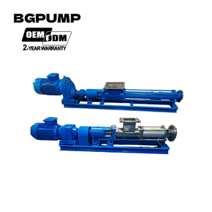 Thủy lực tiến bộ khoang g loạt ngang Mono xoắn ốc bùn xi măng vữa vít bơm với Phễu - Product Image 1