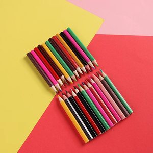 Dimensioni e colori sono piccoli e convenienti matite per bambini di mezza dimensione legno Mini matite colorate Set per bambini - Product Image 1
