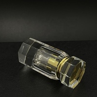 Bdsm — mini bouteilles fantaisie pour huiles essentielles, rondes, en cristal, petite bouteille en attar de 1 ml