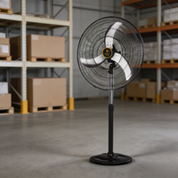 Ventilateur en forme de corne de 18 pouces, ultra silencieux, avec technologie de conversion de fréquence, haute puissance et longue durée de vie, en stock