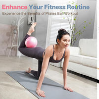 Ballon de yoga anti-éclatement pour la maison, idéal pour le Pilates, les exercices de renforcement du tronc, la grossesse, l'accouchement et l'entraînement physique