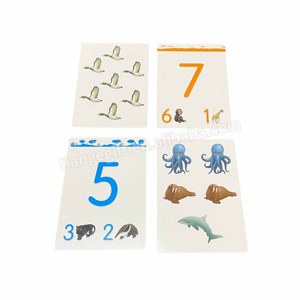 Tùy chỉnh động vật theo chủ đề học tập THẺ <span class=keywords><strong>FLASH</strong></span> mầm non toán đếm trò chơi chơi thẻ - Product Image 6