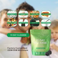 HDK OEM ODM Gummies Détox 15 Jours pour le Soutien Intestinal, la Santé Digestive, Complément Détoxifiant, Marque Privée, Usine de Gummies Personnalisés