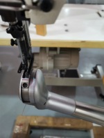 Machine à coudre industrielle à bras oscillant à double fil JN-168, machine à coudre à aiguille simple pour la couture latérale des chaussures, bordure latérale des chaussures