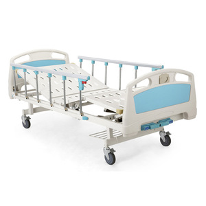 KX-S201E Hospital <b>Bed</b> Manual <b>Double</b> Crank Adjustable Backrest And Leg Lift Medical <b>Bed</b> For Nursing Homes - Product Image 1