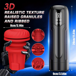 Bomba de Vacío para Pene con Rotación y Sujeción Ajustable, <span class=keywords><strong>Entrenador</strong></span> Masculino, Masturbador 360 °   Vibrador para Hombres con Estimulación de Glándulas, Juguete Sexual para Adultos - Product Image 4