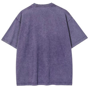 เสื้อยืดคอตตอน 100% สำหรับผู้ชาย แบบเรียบ ไม่มีลาย สกรีนโลโก้ได้ รับผลิตแบบ OEM/ODM ขายส่ง พร้อมสกรีนโลโก้ตามสั่ง - Product Image 4