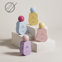 Nouvelle bouteille cosmétique ronde soufflée en PP de 50 ml avec bouchon intérieur et capuchon extérieur électroplaqué/sablé – Contenant vide