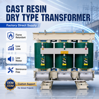 Transformateur de puissance à moyenne tension de type sec en résine moulée OEM ODM, best-seller pour les systèmes d'alimentation industriels