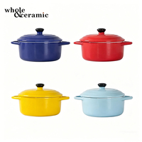 Offre Spéciale – Bols à Soupe en Céramique Personnalisés de 7, 9 et 11 Pouces avec Couvercles – Grand Ensemble de Bols de Service en Céramique avec Couvercles pour Hôtels et Restaurants