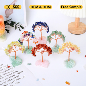 Factory Direct Sale Crystal Healing Stone Fortune <b>Tree</b> Raw Stone Base Natural Quartz Chips Money Fengshui <b>Tree</b> - Product Image 2