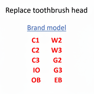 Vente d'usine W3 tête de brosse à dents USB puissance brosse à dents C1/C2/G2 tête têtes de brosse à dents de remplacement remplaçable - Product Image 1