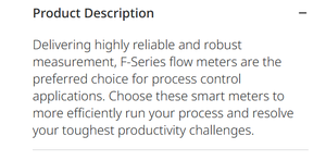 Micr Mtion F-Series Compact, Débitmètres et densimètres Coriolis drainables pour les applications exigeantes en espaces restreints - Product Image 3