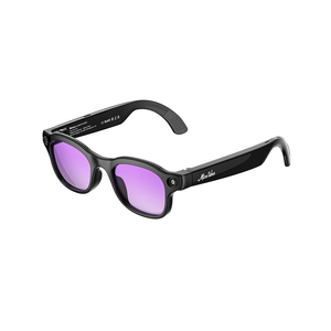 Lunettes audio intelligentes W-Ai3 avec caméra, appels mains libres à oreille ouverte, verres interchangeables, charge sans contact sécurisée - Product Image 2