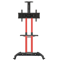 Dudukan TV Abdominal Full Motion Mount VESA 600x400, Rak Dinding TV Dream, Kapasitas 4.5kg/10lbs, Troli TV Mobile