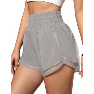 Shorts Deportivos de Cintura Alta para Mujer FOXA, con Bolsillo, Secado Rápido, Transpirables, para Correr, Gimnasio y Deportes - Product Image 1