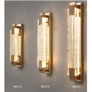 Aplique de pared LED de lujo francés moderno, lámpara de pared para sala de estar de Hotel de cristal de Metal - Product Image 3