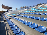 Sièges de stade fixes en HDPE pour l'extérieur, résistants au feu, pour le football