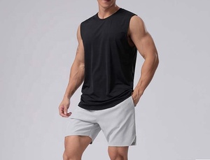 Camisetas sin mangas de gimnasio para hombre, camisetas deportivas sin mangas para correr, camisetas de entrenamiento informales, chalecos de fitness sueltos para hombre - Product Image 4