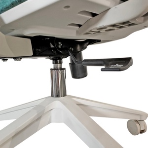 Chaise de bureau ergonomique moderne avec dossier en maille extensible, vente directe d'usine, matériau en tissu - Product Image 4