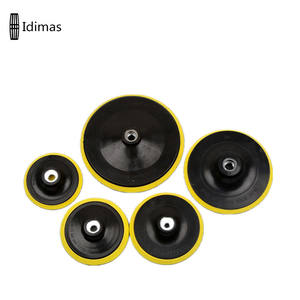 פד ליטוש יהלום 3 אינץ' M14 עם גב גומי, פד תמיכה עם סקוץ', ניתן להתאמה אישית של יצרן ציוד מקורי, גריט 100, חומר שיוף עדין - Product Image 2