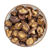 Deliciosos Bocadillos Salados de Champiñones Shiitake Fritos con Textura Firme, Empacados en Bolsa, Delicioso Snack de Frutas y Verduras