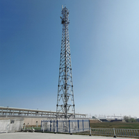 Torre de Telecomunicaciones Multifuncional de Acero para Energía Solar, TV Satelital, Microondas, Antena Inalámbrica, Señal de Internet, Radio CB