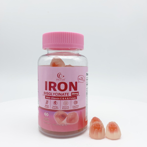 ผลิตภัณฑ์ใหม่จากโรงงานผู้ผลิต (OEM) บิสไกลซิเนต เหล็ก ชนิดกัมมี่ อาหารเสริมเพิ่มพลังงานและบำรุงสมอง ช่วยสุขภาพ เสริมธาตุเหล็กในเลือด รูปแบบผลิตภัณฑ์กัมมี่ - Product Image 4