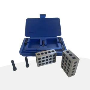 2pcs Wholesale Precision Parallel Clamping <strong>Blocks</strong> 23-Hole Steel 1/2/3 Inch Square Ruler Tool for Metalworking - Product Image 3