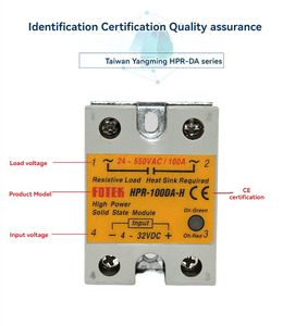 ไต้หวันต้นฉบับ fotek โซลิดสเตตรีเลย์ 3 เฟส HPR-60DA/80DA/HPR-100DA-H - Product Image 2