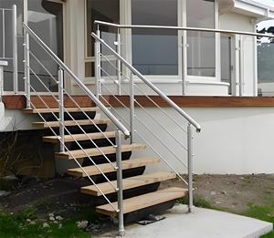 304 đương đại thép không gỉ khách sạn Văn phòng xây dựng hành lang lan can tay vịn lan can bảo vệ nền tảng nước rỉ sét - Product Image 3