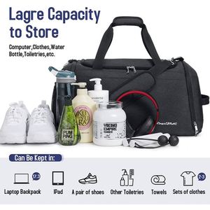 Bolsa Deportiva de Gimnasio para Hombre y Mujer con Compartimento para Zapatos - Product Image 3