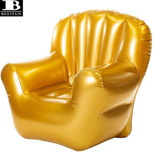 Poltrona <span class=keywords><strong>classica</strong></span> gonfiabile re in PVC dorato per <span class=keywords><strong>camera</strong></span> <span class=keywords><strong>da</strong></span> letto, soggiorno, poltrona <span class=keywords><strong>da</strong></span> gioco in plastica - Product Image 4