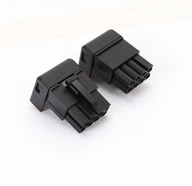 8PIN Power Adapter 90 Degree GPU PCI-E Connector for Desktop Computers Graphics Card Adapter D-041