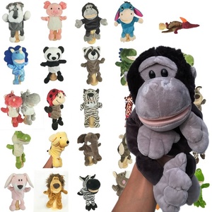 Bán Hot Giáo Dục Trẻ Em Nhồi Thực Tế Con Chó Khủng Long Tay Rối Tùy Chỉnh Mềm Plush Animal Finger Rối Đồ Chơi Cho Trẻ Em - Product Image 2