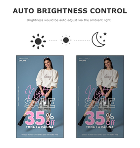 32 inch cửa sổ kỹ thuật số biển nổi bật LCD cà phê cửa hàng duy nhất/Hai mặt cửa sổ hiển thị màn hình quảng cáo - Product Image 3