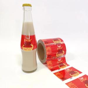 Tùy chỉnh PVC Pet nhiệt co lại căng tay áo bọc nhãn cho nước giải khát nước uống chai nước trái cây bao bì thu nhỏ tay áo nhãn - Product Image 3