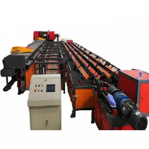 Automatic 16-40mm Steel Round Bar Shearing Cutting Threading Line