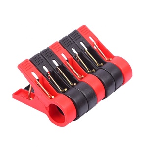 Clips de support <span class=keywords><strong>pour</strong></span> tiges de tomates en plastique rouge, réutilisables, durables et haute résistance, diamètre 2,0 cm, <span class=keywords><strong>pour</strong></span> plantes grimpantes, jardin et serre - Product Image 4