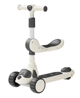 Trottinette 3 roues pour tout-petits, multifonction, pliable, avec roues en PU, trottinette pour enfants, directement de l'usine
