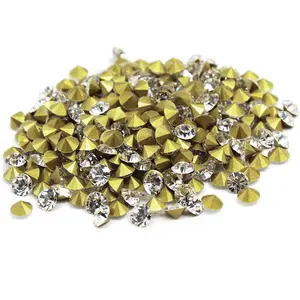 Cina SS12 strass Chaton Glass Stones Crystal Point back strass