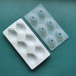 Molde de silicona para pastel de limón, 6 cavidades, rectangular, apto para lavavajillas, para hacer pasteles de mousse - Product Image 3