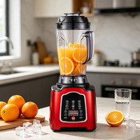 Blender de grande capacité 4L avec commande tactile, robot culinaire commercial, mixeur avec moteur en cuivre pur