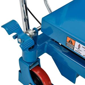 Plataforma de carro de elevación de mesa hidráulica manual para coche, tijera doble portátil de 2 toneladas, 1000kg - Product Image 5