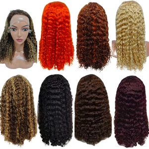 Letsfly Promotion 74$ Water Wave <b>Wigs</b> 10A 220gram 20inch 13x4 Lace Frontal 7 Colors Available Raw Virgin Hair 100% Human Hair - Product Image 1