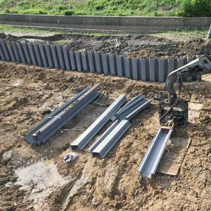 Z and U Type <b>PVC</b> <b>Sheet</b> Pile Fiberglass Products Vinyl <b>Plastic</b> <b>Sheet</b> Piling - Product Image 4
