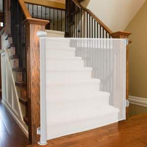 Barrière d'<span class=keywords><strong>escalier</strong></span> en métal pliable pour bébé, <span class=keywords><strong>Protection</strong></span> pour animaux de compagnie, barrière d'expansion d'été en métal pour bébé - Product Image 1